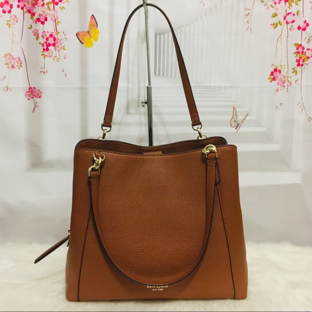 Nwt Kate Spade triple compartment shoulder bag… - Picture 8 of 10